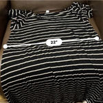 Old Navy  Striped Tunic Dress - Women's XL - Black & White Photo 4