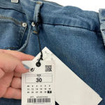 Good American x Zara Classic Bootcut Jeans Medium Wash Plus Size 30 Photo 12