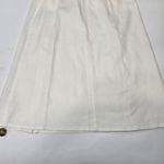 LPA  Button Up Midi Skirt in White Small Photo 9