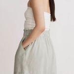 Madewell NWT  Sage Mist Seamed Pull-On Paperbag Shorts Size Large Photo 1