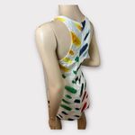 Milly  Brushstroke Sheath Racerback Dress Multi color‎ Size 2 Photo 4