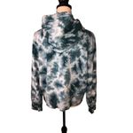 Athleta Cropped Hoodie Size 1X Plus Teal Blue Green Kangaroo Pocket Sporty Spice Photo 1