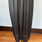 Vintage Solid Black Full Length V Photo 4