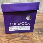 Top Moda  Size 11 Fuzzy Top Open Toe Slides Photo 8