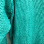 Free People  Oasis‎ Blue Softly Structured Knit Tunic Turtleneck Sweater Size XS Photo 7