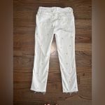 Driftwood  Candance White Denim Yellow Floral Daisy Embrodiered Jean Size 25‎ Photo 5
