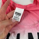 PINK - Victoria's Secret XS Victoria Secret pink blue hi low razor tank top Photo 2