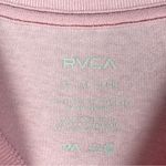 RVCA NWT Spellout Graphic Oversized Boy Boyfriend Fit Tee T Shirt Surfer Pink XS Photo 5