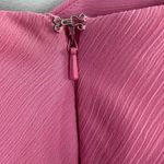 David's Bridal Davids‎ Bridal Strapless Dress 12 Rosepetal Crinkle Chiffon Cascade Bridesmaid Photo 7