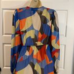 Anthropologie Beach Riot Shiloh Tie Front Abtract Printed Coverup Maxi Dress Small Photo 8