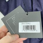 Mac Duggal Ieena For  Navy Blue Ruched One Shoulder Trumpet Gown Sz.2 NWT Photo 10