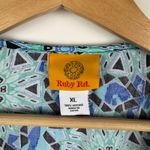 Ruby Rd Open Front Kimono Cardigan Size XL‎ Lightweight Cover Up Resort Beachy Blue Photo 5