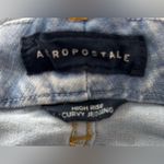 Aeropostale  14 30 Distressed Blue High Rise Curvy Light Wash Denim Jeggings Photo 7
