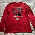 Kansas City Chiefs Super Bowl Red Long Sleeve Shirt size XL Photo 0