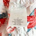 Francesca's NWT  Carra Floral Babydoll Mini Dress White Pink Red Blue Size Small Photo 12