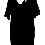 Pact  Avery Dress Womens Size Large Black Cotton Twist Back Organic Rare Photo 0