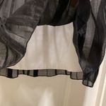 Nic+Zoe NWT  Semi-Sheer Black Skirt with cream lining size 14 Photo 4