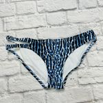 Jessica Simpson  Sassy Safari Hipster Bikini Bottom Navy Animal Size M Cutout New Photo 1
