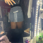 jean skirt with bows Blue Photo 2