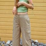 Urban Outfitters  Jayden High Waisted Straight Leg Cargo Pants New Womens Small Photo 2