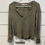 Free People We The Free Military Mix Henley Photo 1