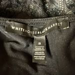 White House | Black Market  Lace Bottom Cami Top v-neck black Photo 6