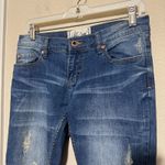 White Crow  Jeans Womens 26 Patchwork distressed boho flannel lined grunge Photo 2