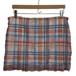 Princess Polly  Multicolor Plaid Mini Women's Skirt Size 10 Y2K Style Sexy Madras Photo 0