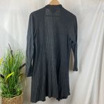 Charter Club  Gray Long Sleeve Ribbed Knit Open Front Sweater 0X Photo 1