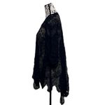 Xhilaration  Black Lace Kimono Cardigan M Goth Whimsy Grunge Y2K Dark Coquette Photo 3