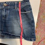 vintage micro mini american eagle denim skirt with gem detail size 8 Photo 6