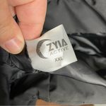 Zyia  active black puffer coat with hood full zip women’s size XXL Photo 5