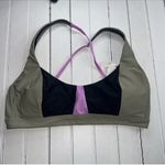 prAna Tulum Bikini Bottoms Black Color Block Size L Photo 2