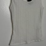 VICI NWT Lulus White Ribbed Tank Top Size Small Photo 2