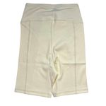 For Love & Lemons  Dani Ribbed Cream Ivory Bike Shorts New XS Photo 16