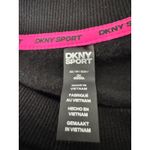 DKNY  Sport Women's Black Graphic Logo Crewneck Sweatshirt Pullover‎ Top Photo 5