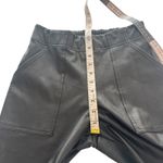 Spanx Black Faux Leather Jogger Pants Size Small Vegan Leather Pull On S Photo 13