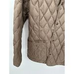 Eddie Bauer Brown Goose Down Button Down Quilted Jacket Women's Size Medium M Photo 5
