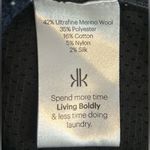 Krimson Klover Women's Everlasting Sweater Tunic Navy and Light Blue Cowl Neck Size M Photo 3