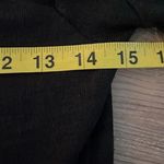 ZARA  knit midi dress Front cutouts Long sleeved Black Size S NWT Stretchy Sleek Photo 5