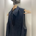 Ralph Lauren Black Label RARE Denim Shift Collared Midi Dress size 8 Blue Photo 3