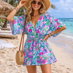 Lilly Pulitzer NWT Parigi Skort Romper Mandevilla Baby Paradise Petals Size M Photo 0
