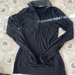 Lululemon Think Fast Pullover Black / White Photo 5