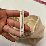 Tory Burch  Canvas Drawstring Dust Bag | Logo Storage Pouch Neutral Beige Photo 4