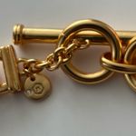 NWOT Julie Vos Gold Bracelet with Black Stone Photo 4