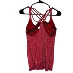 Lululemon Sunset Salutation Red Built-in Bra Crisscross Back Tank Top size 6 Photo 1