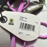 prAna  Tulum‎ Top Black Color Block Sport Bra Swim Bikini Top XL Photo 3