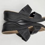 Clarks Bendables Leather Comfort Slide Sandals Brown Women Size 8 M 2" Heel Photo 8