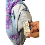 My Michelle  Floral Dress and Scarf Blue Purple White Midi Short‎ Sleeve Size 14 Photo 10