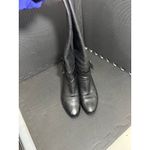 Kate Spade  Mandi Knee High Boots Size 9.5M‎ Black Pebbled Leather Designer Photo 2